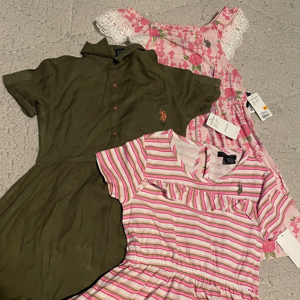 Brand New Set of 3 Girls size 7 dresses